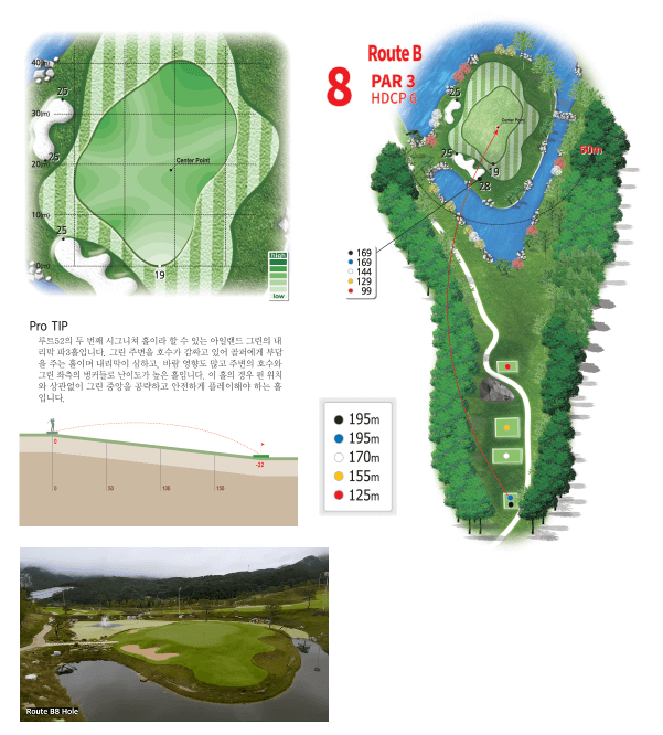 루트52 컨트리클럽 루트B코스 공략도 08