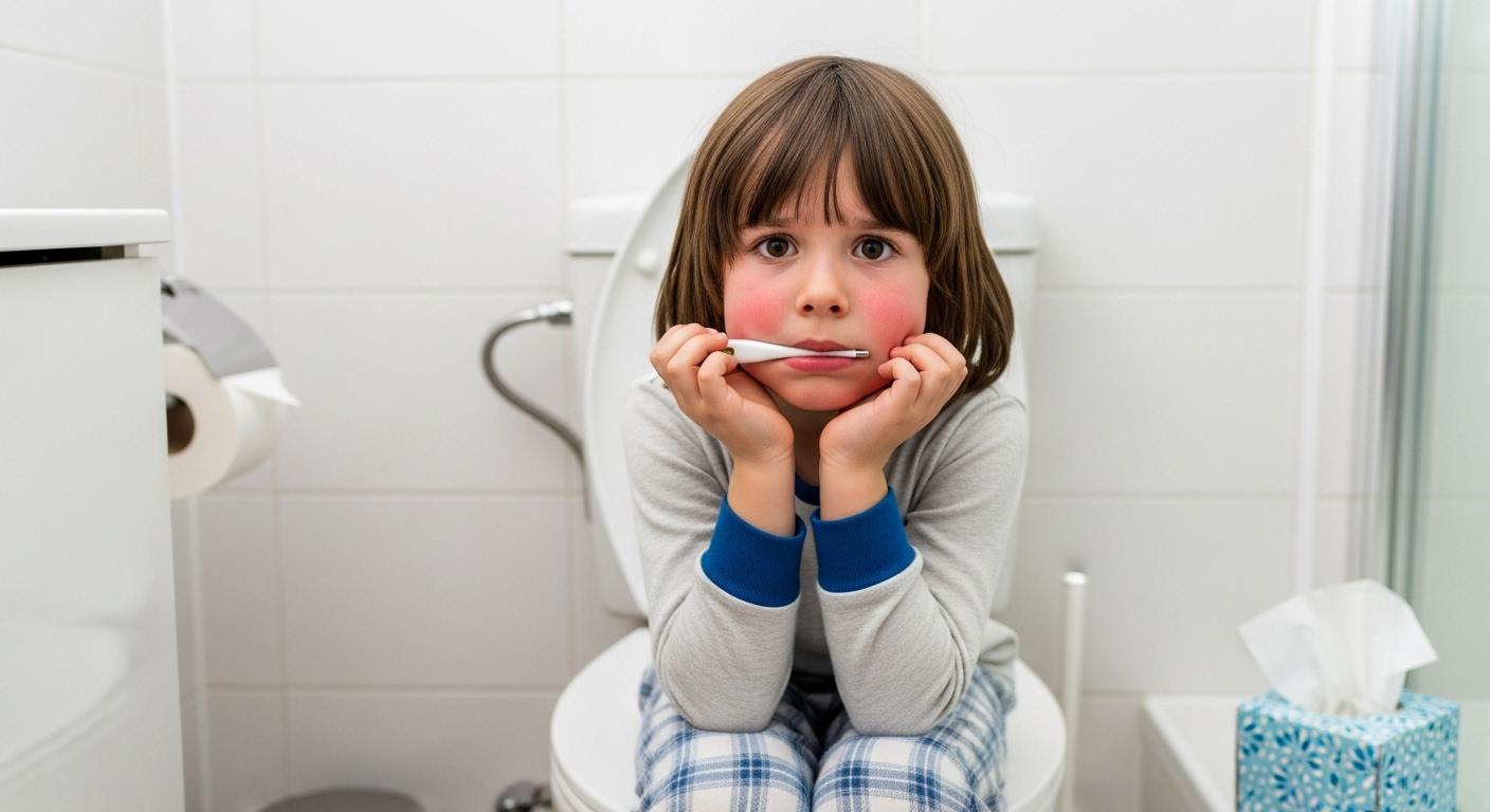 어린이 독감 증상 설사