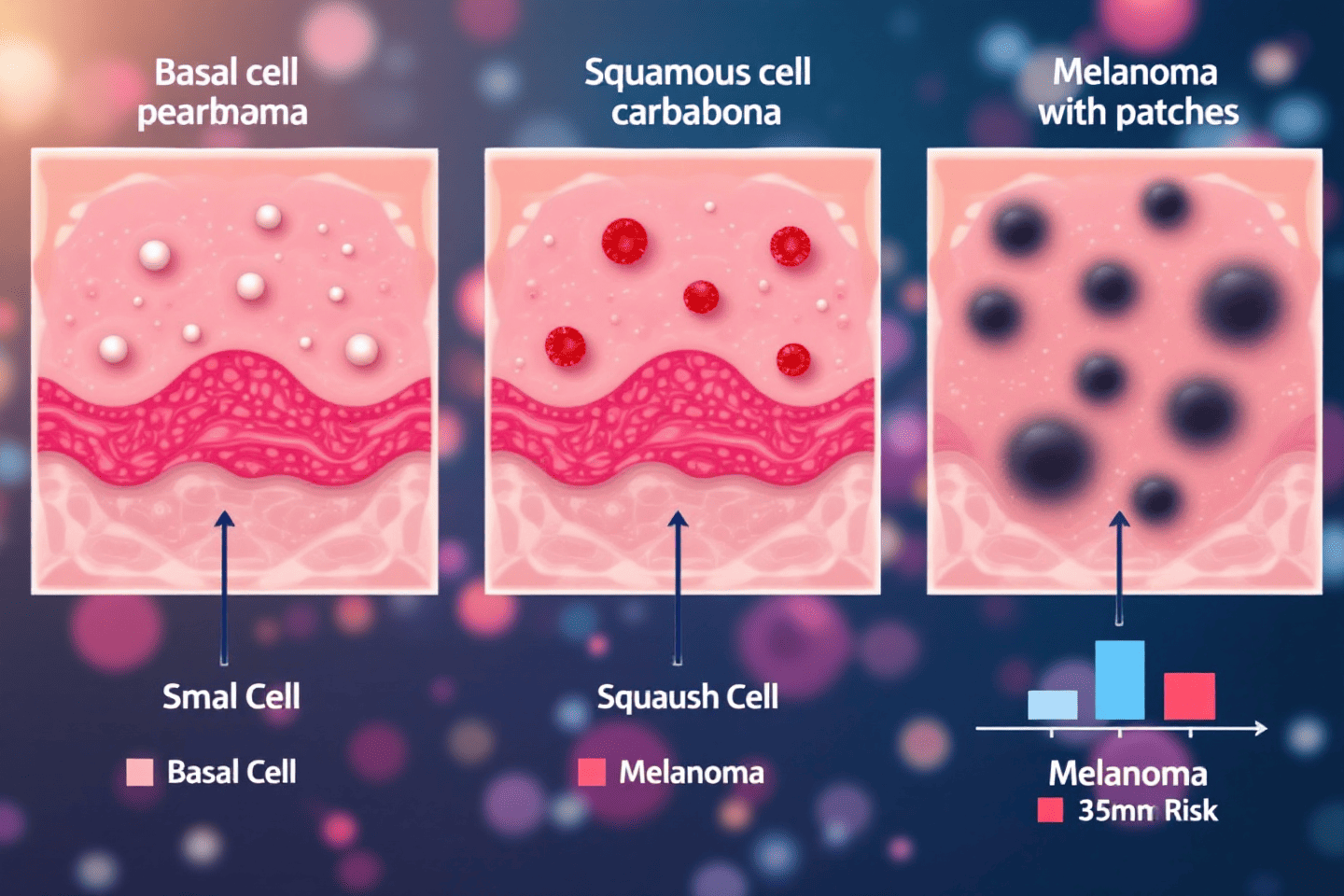 다른 피부암과의 차이점