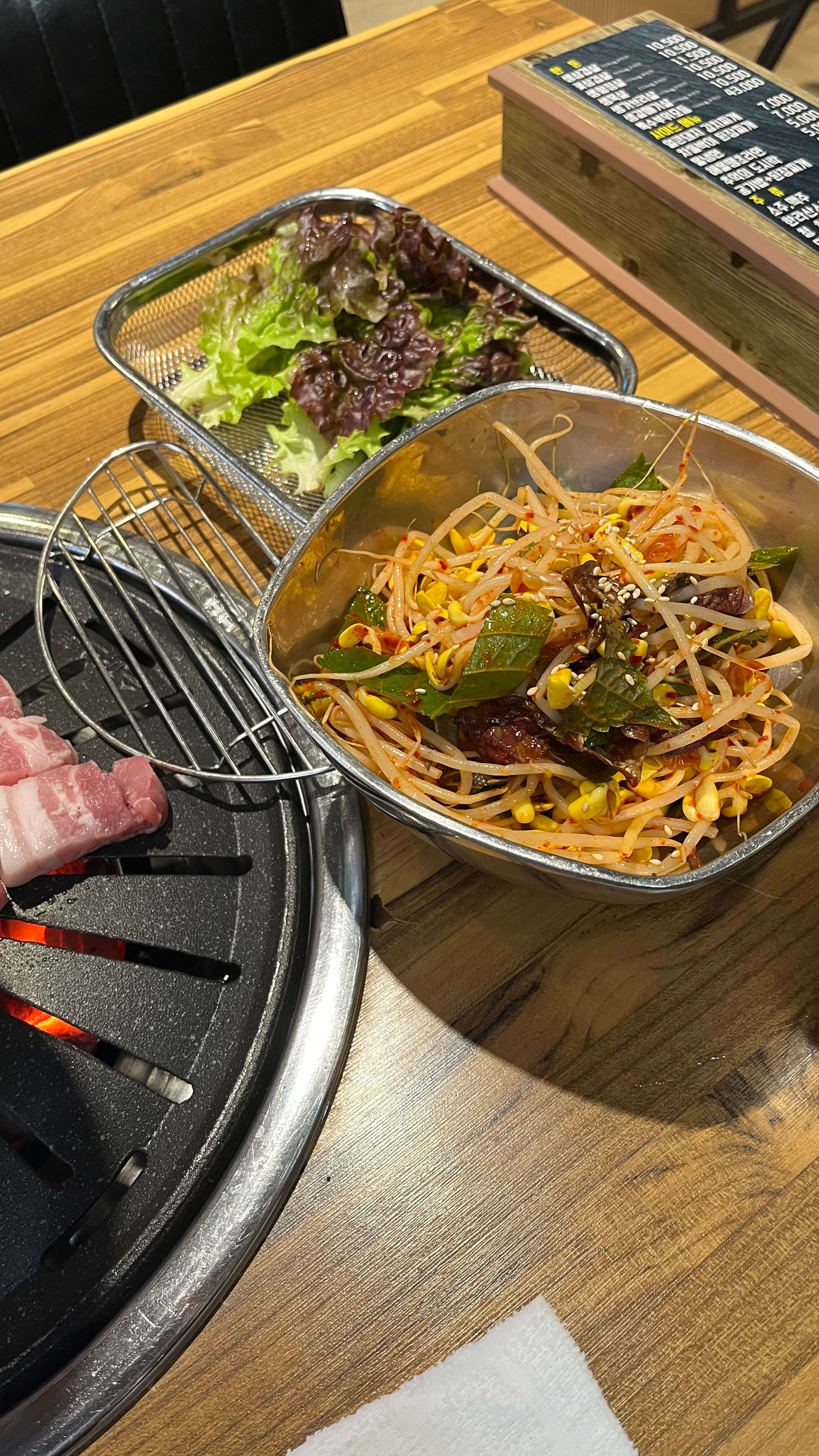 대구 종로 삼겹살 맛집 - 부림왕소금구이 본점 - 내돈내산 - 대구 중앙로 맛집 - 기본찬 002