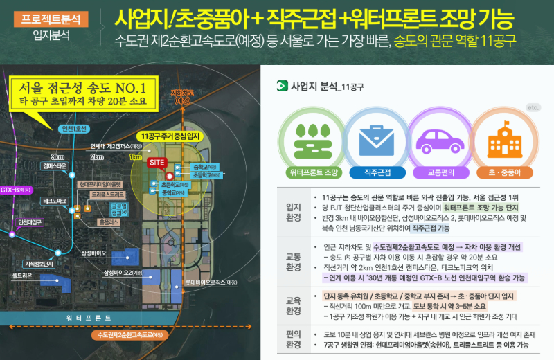 송도 한내들 센트럴리버 견본주택은 인천광역시 연수구 송도동 일원에 위치