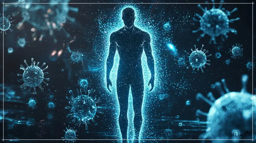 아르기닌-효능으로-몸의-면역력이-좋아짐을-상징적으로-나타내는-사진