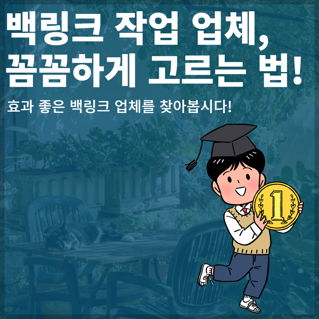 백링크 업체 선정, '이것'을 모르면 오히려 순위가 내려간다?