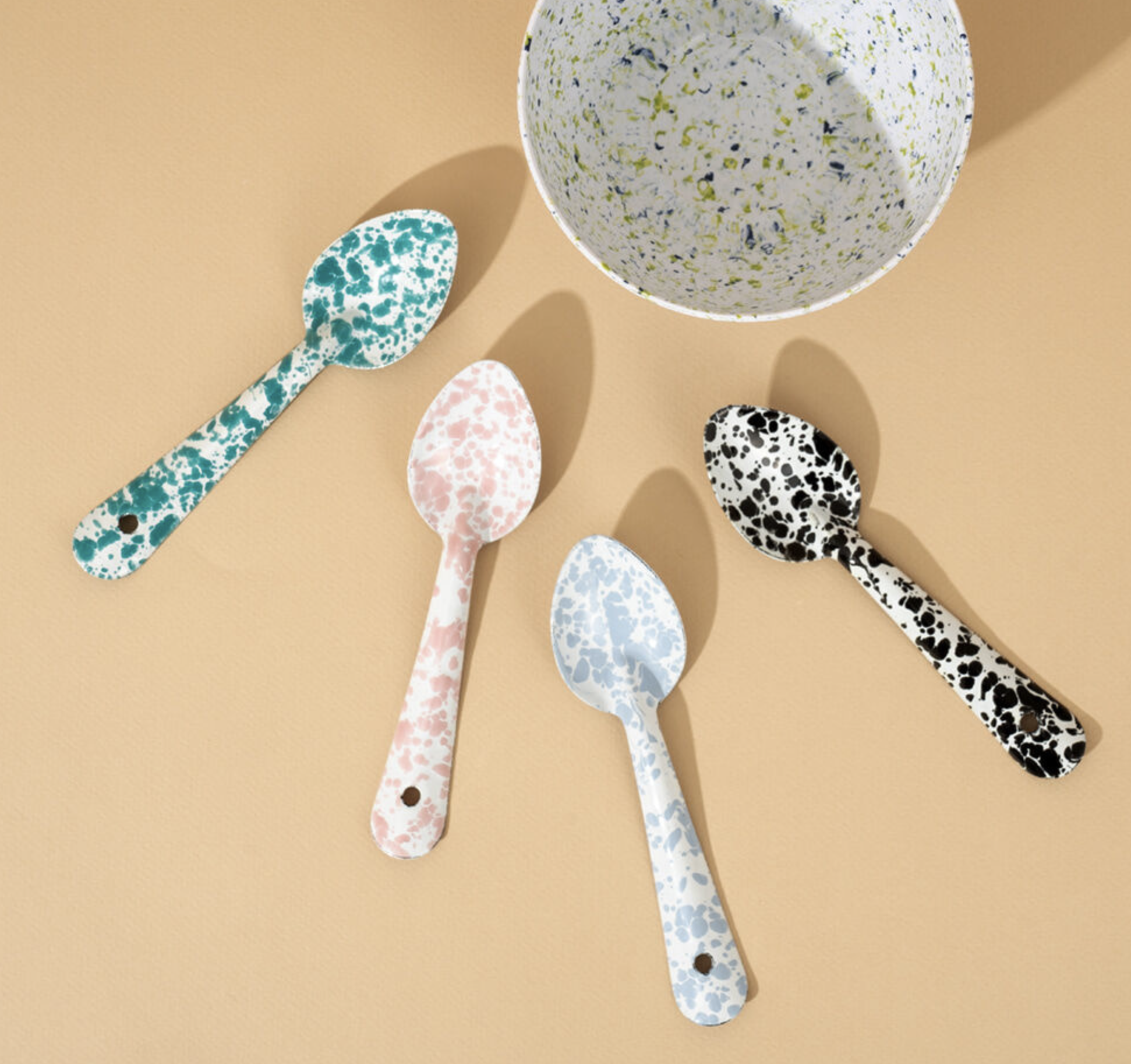 법랑 디자인 스푼 4가지