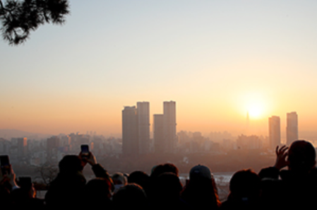 서울 해맞이 명소_응봉산(팔각정)