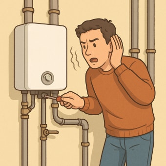 린나이 가스보일러 온도조절기 사용법 안내