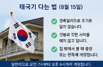 태극기 다는 법