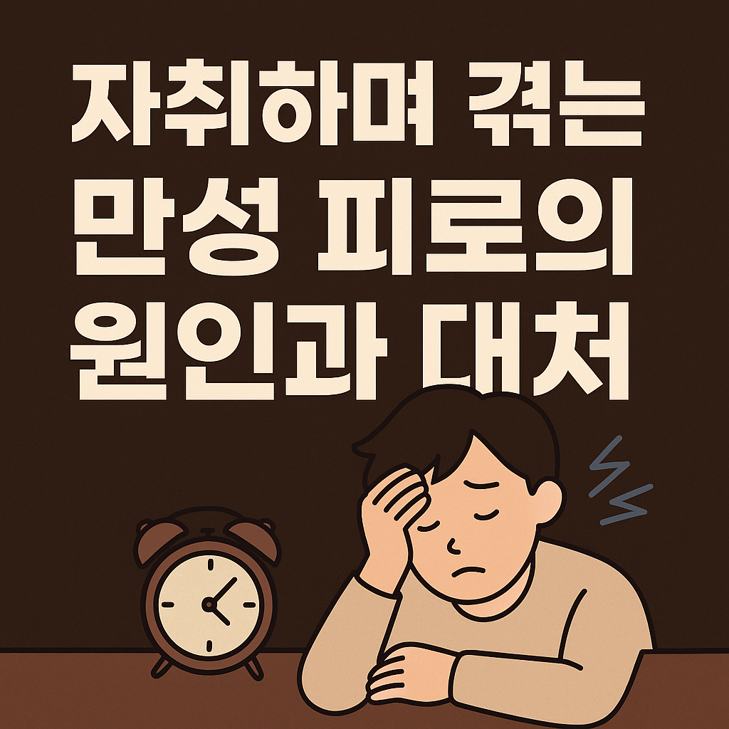 자취하며 겪는 만성 피로의 원인과 대처