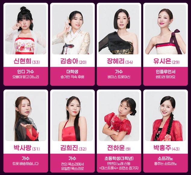 미스트롯4 참가자 명단
