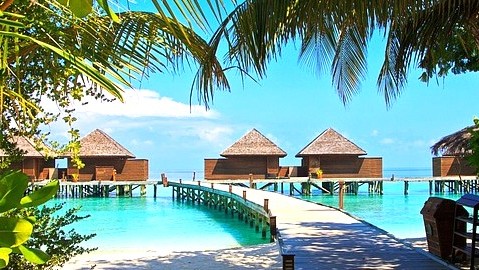 몰디브 휴양지