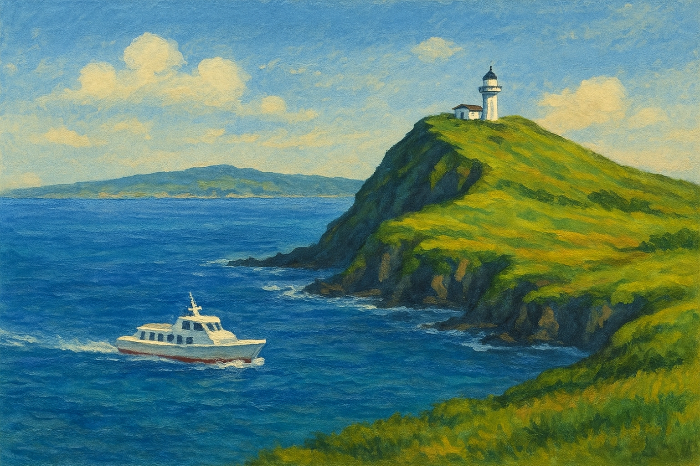 우도 전경 그림