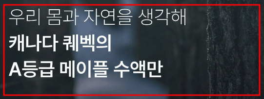 메이플 시럽