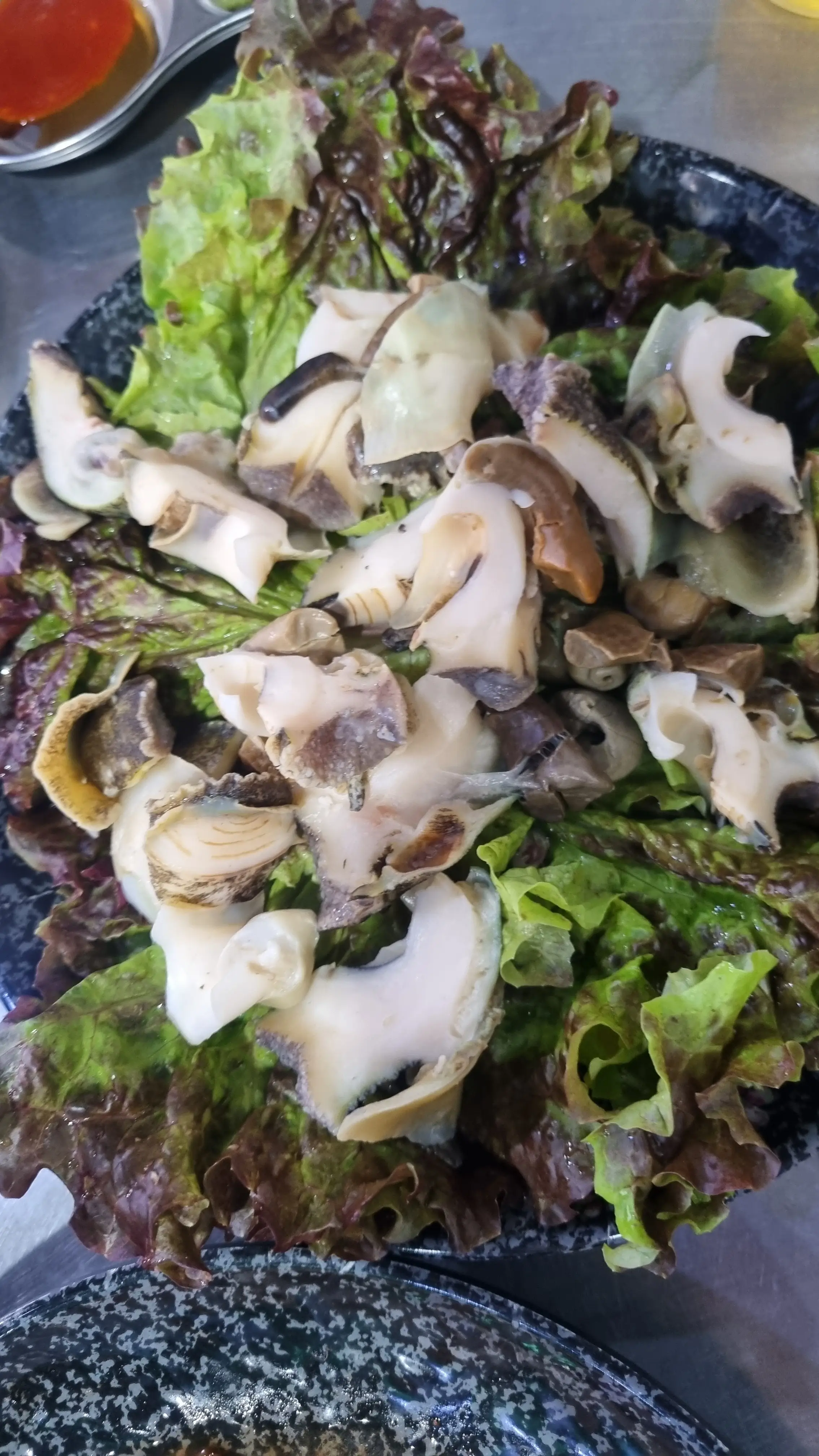 [군자 힘찬갯벌낙지] 산낙지전골과 참소라 제대로 즐긴 후기