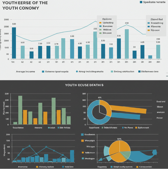 청년 경제 현실을 보여주는 예시 데이터