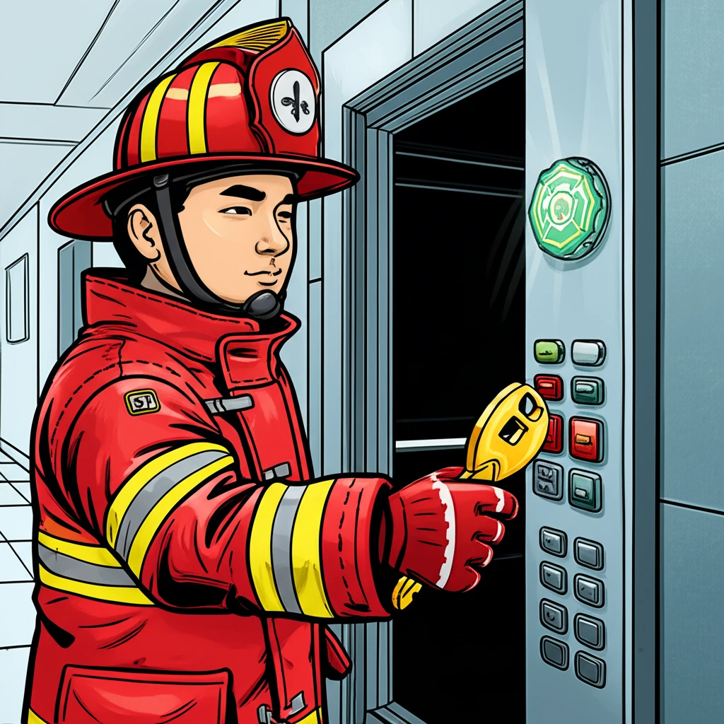 화재 시 승강기 자동 복귀 시스템 원..