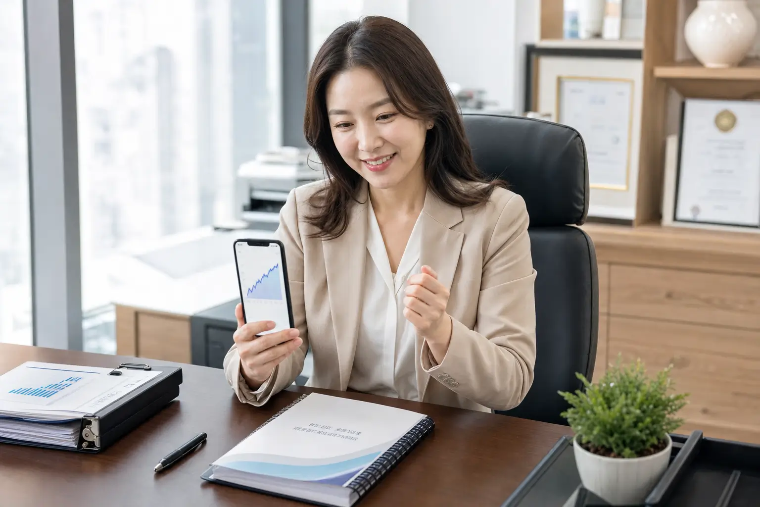정부 지원 개인 사업자 대출 우대 마진을 사수하고 자영업자 대환 대출을 비대면 플랫폼으로 완벽하게 비교하는 모습
