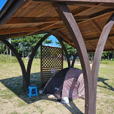 덕적도 알박기텐트