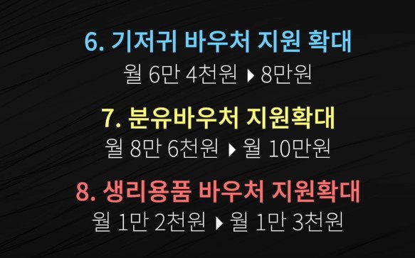 2023년 정부지원금 신청자격, 대상자 에너지바우처, 평생교육 바우처, 농식품 바우처, 기저귀 바우처, 분유바우처 지원금