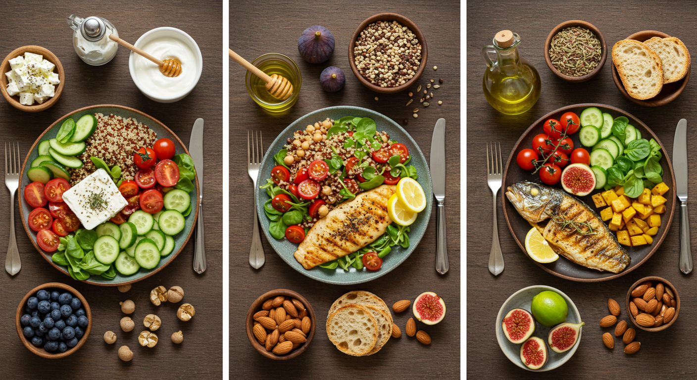  DASH 식단과 지중해식 식단