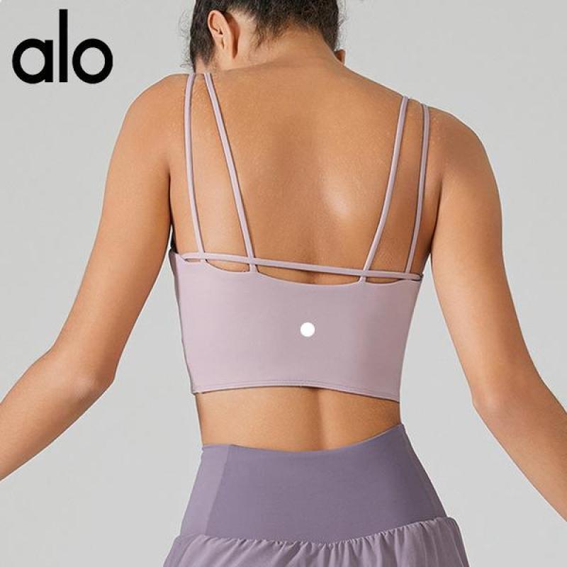 알로 요가 끈나시 필라테스복 여성 운동나시 폴댄스복