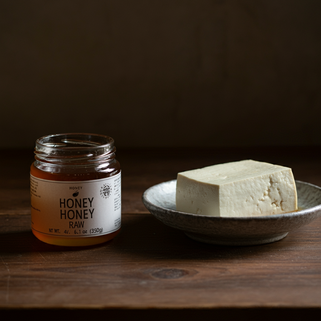 꿀과-두부-조합