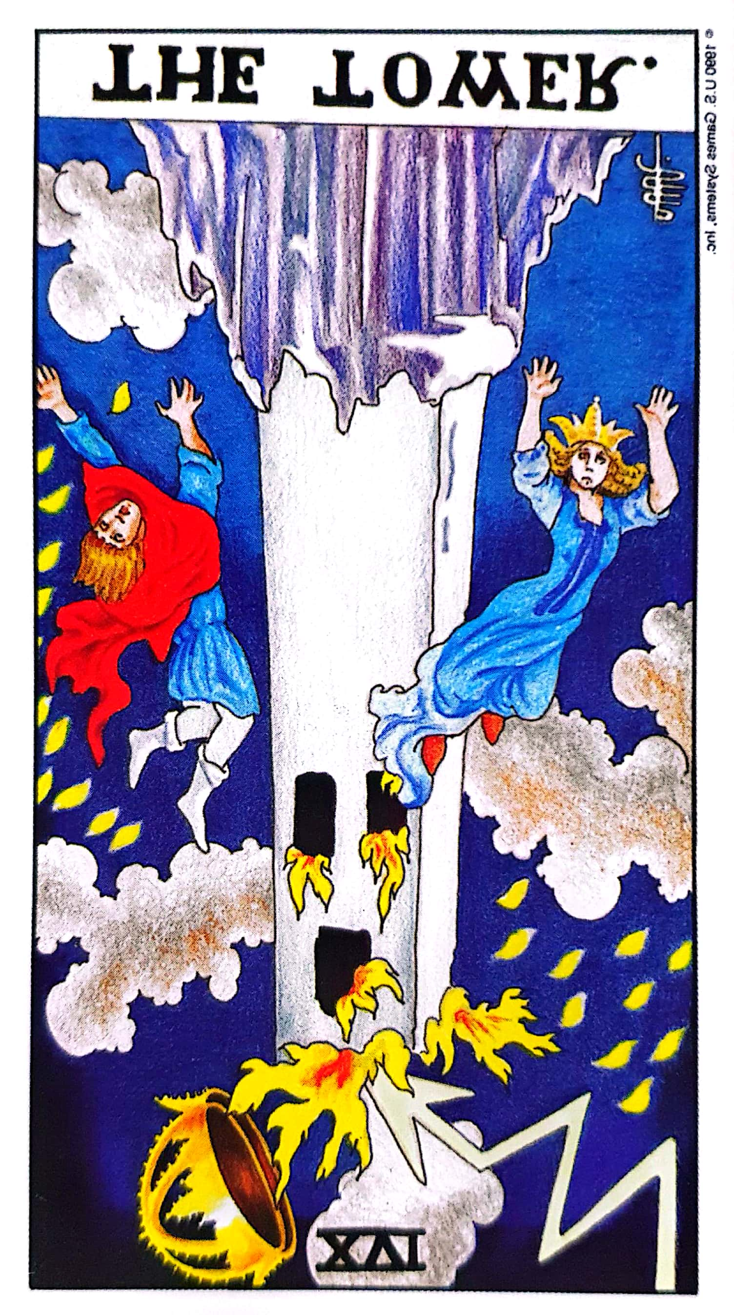 메이저아르카나16번 타워(THE TOWER) 타로카드 해석