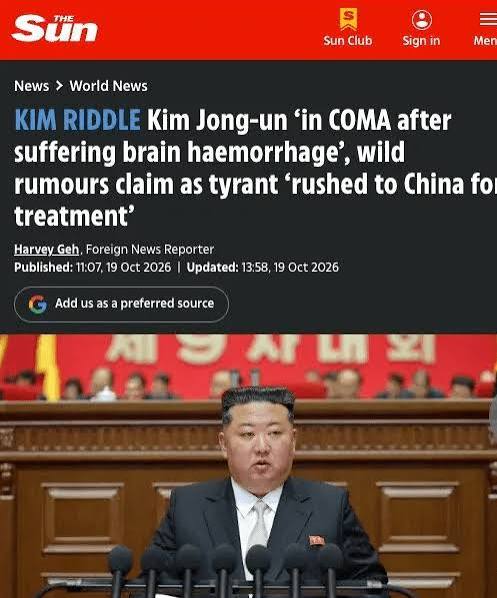 김정은 사망설 반박