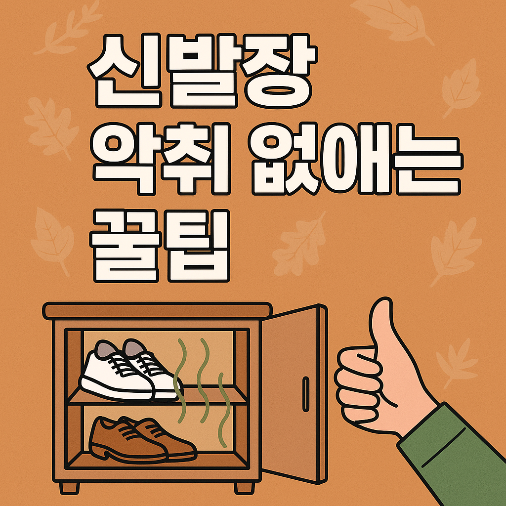 신발장 악취 없애는 꿀팁