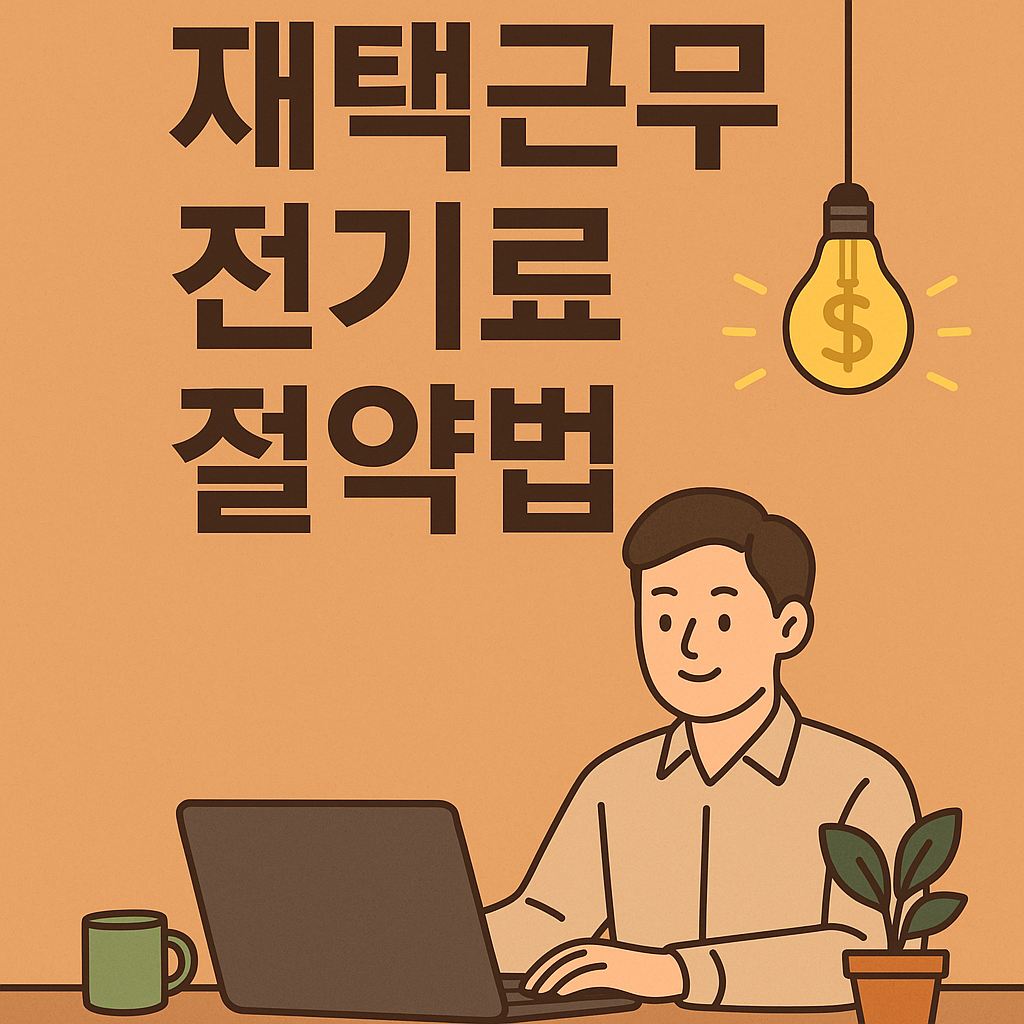 재택근무 전기료 절약법 관련 이미지