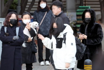 수능시험 모습