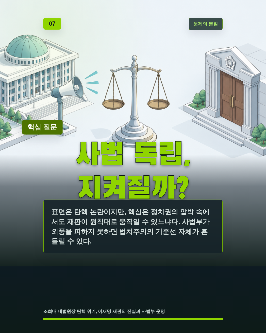 사법 독립, 지켜질까?