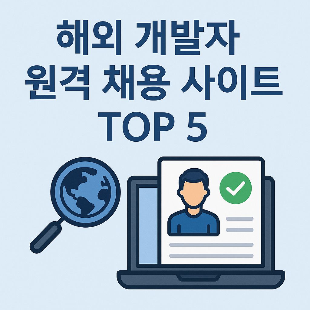 해외 개발자 원격 채용 사이트 TOP 5 썸네일 이미지