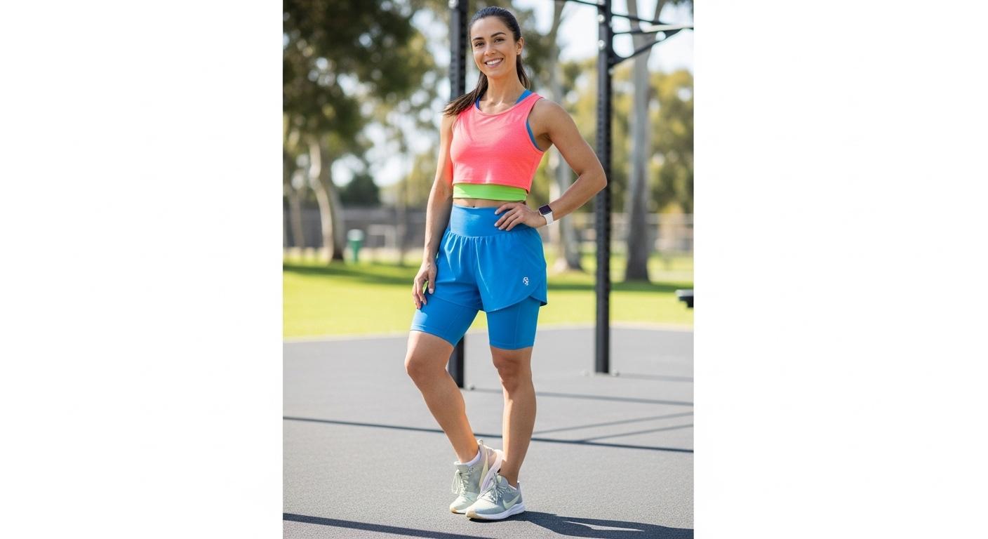 반바지 운동복 코디