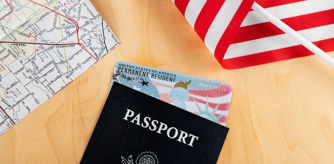 미국 여권, 영주권 시민권 , 미국 국기, 지하철 노선표