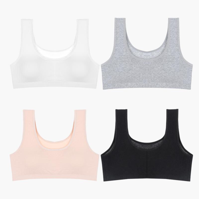 고아라 면스판 여성 노와이어 스포츠 브라 브라탑 GB5092