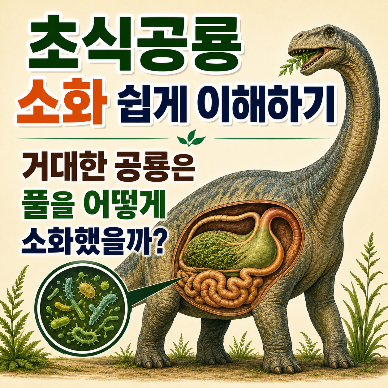 초식공룡 소화