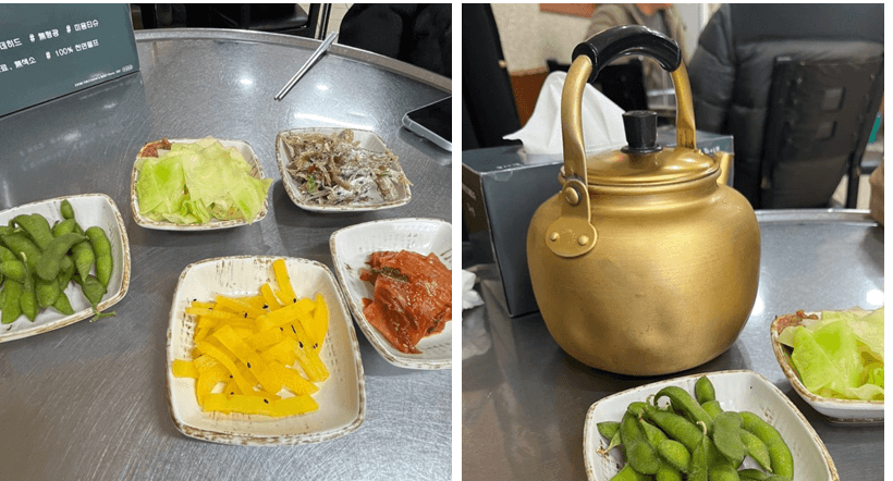 기본반찬들-그리고-웃주