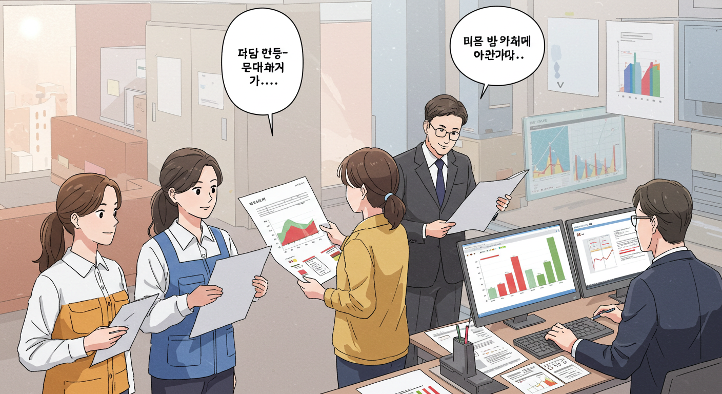 성별 임금 공시와 고용 평등 정책 장면