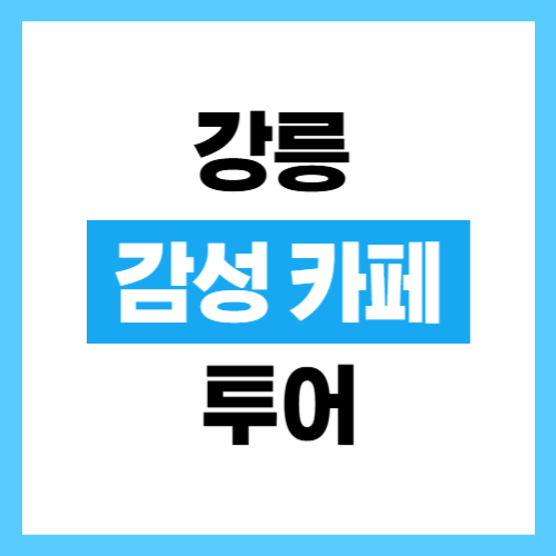 강릉 감성 카페