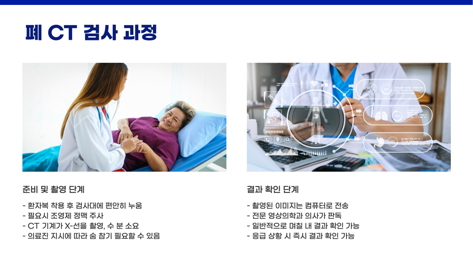 폐 CT로 알 수 있는 것