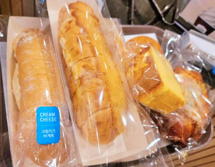 6시내고향 목포 새우바게트 마늘 크림치즈 바게트빵 맛집