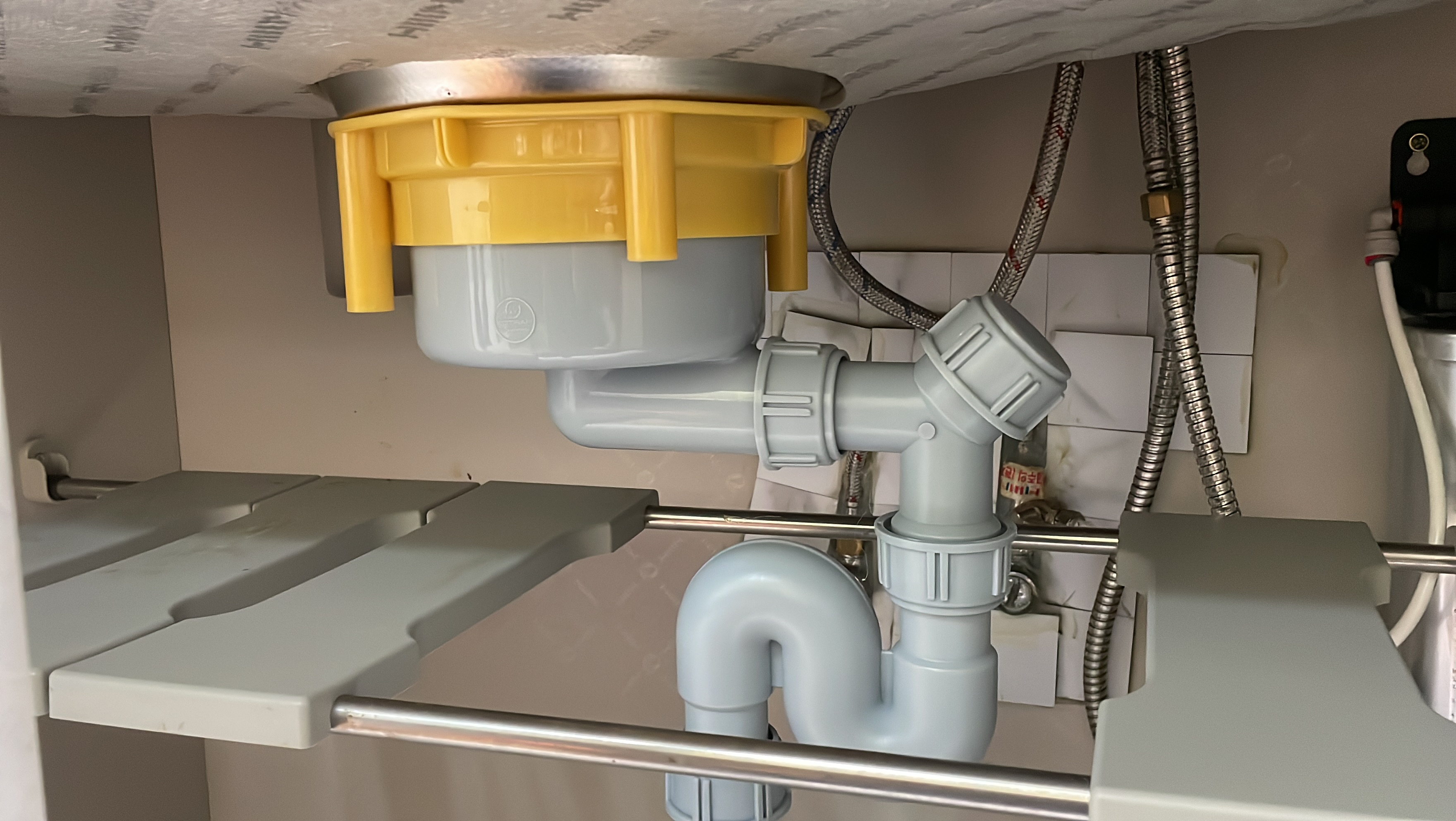 싱크대배수구호스교체