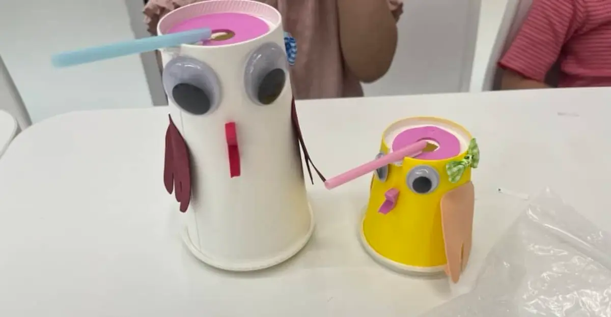 유아 과학 놀이 부엉이 울림통