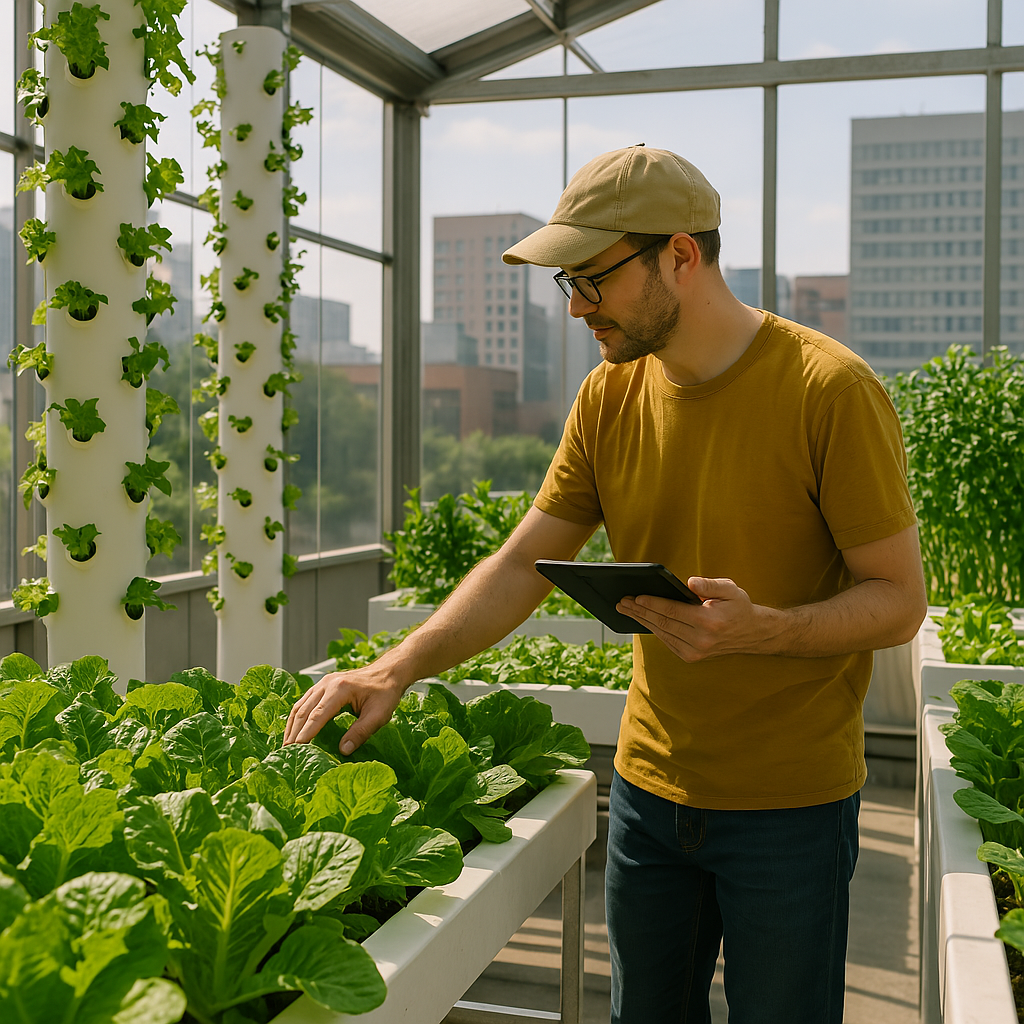 도시 농업과 스마트팜 기술의 결합
