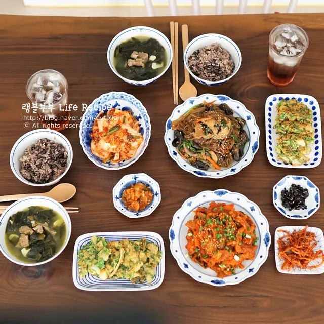 생일상 차림 음식 구성 아이디어 및 상차림 예시 정리_8