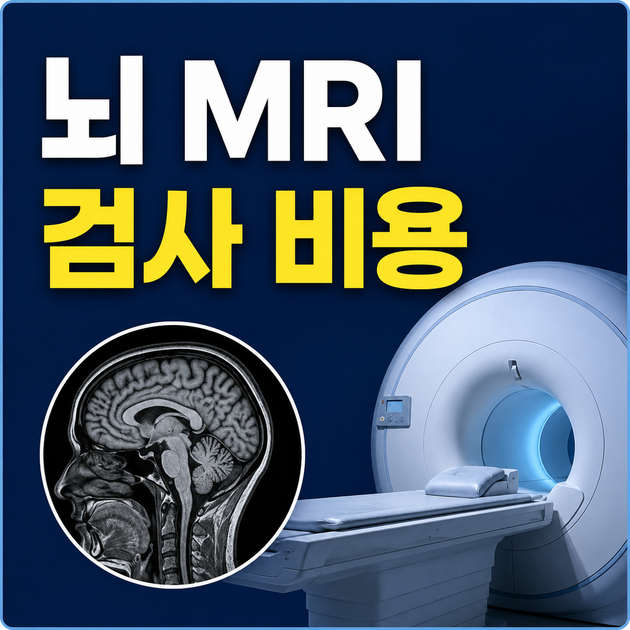 뇌 MRI 검사 비용