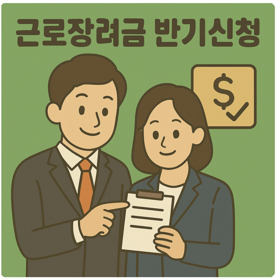 근로장려금 반기 신청 방법