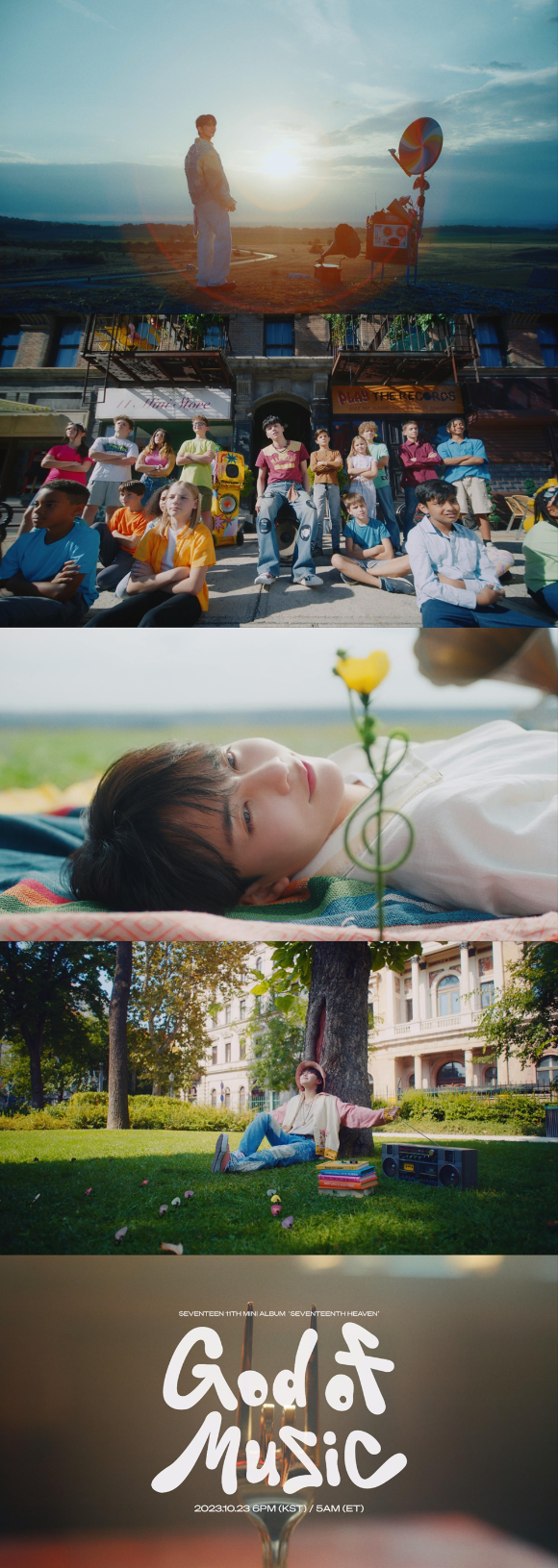 세븐틴 &#39;음악의 신&#39; 티저 갈무리 [사진=플레디스엔터테인먼트]