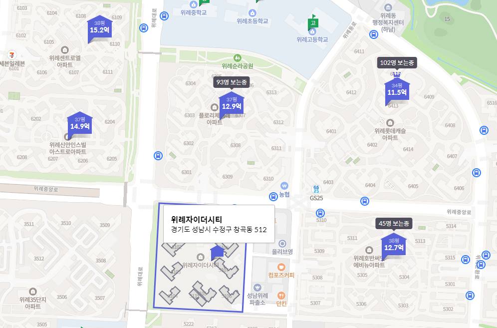 위례자이 더 시티 안전마진