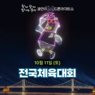 광안리 드론쇼 공연 시간 일정 교통통제 주차장 명당 장소